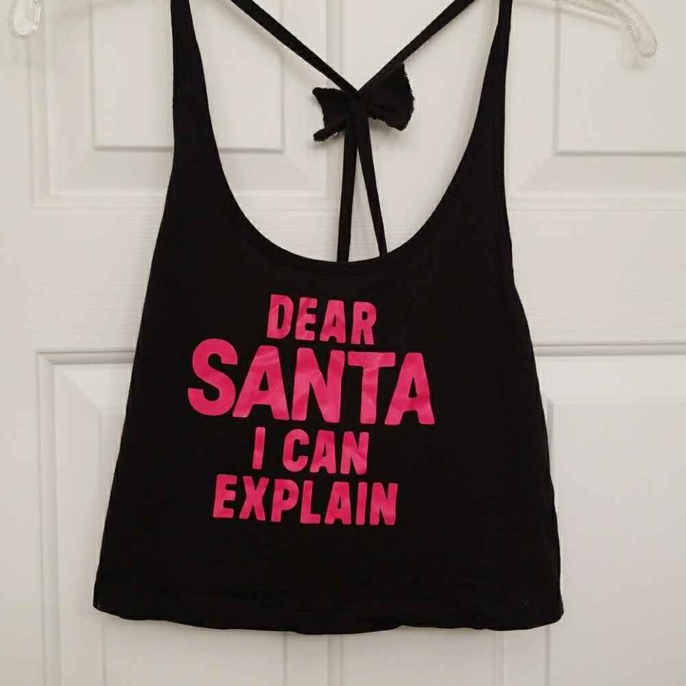 Victoria's Secret crop top "Dear Santa"